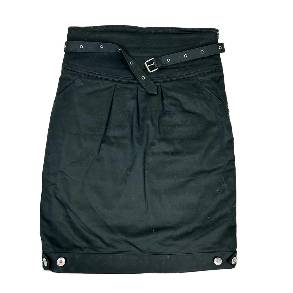 Moschino Grommet belt midi skirt size 6
